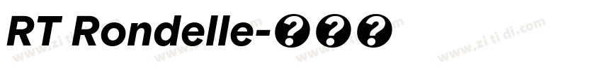 RT Rondelle字体转换 RT Rondelle字体转换